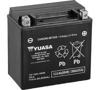 YTX14L-BS BATTERIA ORIGINALE YUASA CON ACIDO BUELL 1125 R 2010