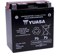 YUASA YTX20CH-BS(CP) BATTERIA AGM MAINTENANCE FREE MOTO GUZZI BREVA 850 ABS 2008