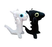 Yuattory 2 Pezzi di Peluche Meme Ballando Senza Denti, Drago Ballando, Animali di Peluche Morbidi, Bambola di 25 Cm, Cuscino di Sala Giochi Anime