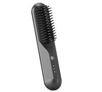 Yuattory Pettine Caldo Ricaricabile per Capelli Fili Piastra per Capelli Pettini per Pressatura A Caldo Pettine Elettrico Anti Bruciatura Riscaldamento Rapido-A