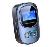 Yuattory Trasmettitore e Ricevitore Bluetooth 5.3 Mini Adattatore Audio Wireless Portatile con Display LED per TV/PC/Auto/Stereo Domestico