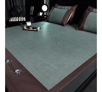 YUAWEGFDR Materassino rinfrescante in bambù e rattan | Multicolor di diverse dimensioni for dormire e sedersi sul letto o sul tatami(Color H,150cm)