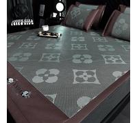 YUAWEGFDR Materassino rinfrescante in bambù e rattan | Multicolor di diverse dimensioni for dormire e sedersi sul letto o sul tatami(Color J,150cm)