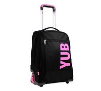 ZAINO TROLLEY YUB urban fluo zaino trolley 3 ruote FUXIAFLUO nd scelta=P FUXIAF