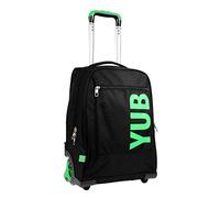 ZAINO TROLLEY YUB urban fluo zaino trolley 3 ruote FLUO GREEN nd scelta=P FLUO