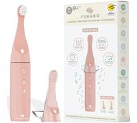 YUBABO - Spazzolino da denti elettrico per bambini musicali - Vibrazione sonica - Consigliato dai dentisti - 100 giorni di autonomia - Scalabile - 2 modalità - Timer 2 min integrato - 1-3 anni - Rosa