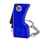Yubikey - Custodia con portachiavi compatibile con YubiKey 5 NFC e 5C NFC | Protezione antiurto, custodia, cover e astuccio, in plastica PLA, prodotto in Spagna