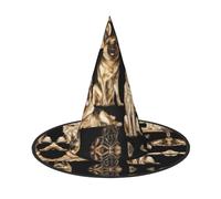YUBVCF Cappello di Halloween delle donne di stampa del pastore tedesco per il cappello di Halloween del panno di Oxford di Cosplay per le feste in maschera