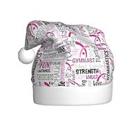 YUBVCF Ginnastica Rosa Stampa Promozione Buon Natale,Cappello Della Secchiello Di Tema Carino, Cappelli Di Sole Per Adulti