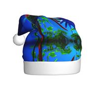 YUBVCF Pappagalli Stampa Promozione Buon Natale,Cappello A Tema Secchiello, Cappellini Carini Per Adulti Stage Performances