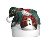 YUBVCF Pupazzo di neve di promozione di stampa Buon Natale,Cappello della benna di tema, Cappelli di Sun svegli per gli adulti