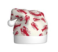 YUBVCF Rosso Aragosta Stampa Promozione Buon Natale,Cappello Della Secchiello Di Tema Carino, Cappelli Di Sole Per Adulti