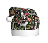YUBVCF Schnauzer Stampa Promozione Buon Natale,Cappello A Tema Secchiello, Cappellini Da Sole Carini Per Adulti Spettacoli Di