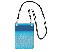 YUBVCF Tranquil Underwater Scenery Printing Small Phone Crossbody Shoulder Holsters Bag,Fits All Cell Phones,Use For Running, Walking Cycling, Nero , Taglia unica