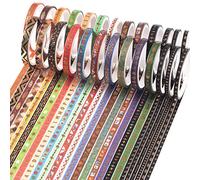 YUBX Magrissimo Oro Washi Tape Set Masking Tape Nastro Decorativo per Fai da Te, Artigianato, Confezioni Regalo, Accessori per Album di Ritagli 3/5 mm di Larghezza (Skinny 26)