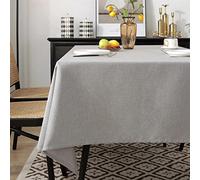 YUCFS Tovaglia 170x300 cm Tovaglia Impermeabile per tovaglie, Lino Artificiale Tovaglie Lavabili Tovaglia Resistente all'olio e agli Spruzzi d'Acqua Durevole