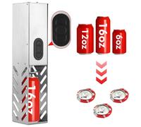 YUCHENGTECH Schiaccia Lattine Elettrico per Lattine da 12-16 oz Schiaccia Lattine Automatico Montato a Parete Schiaccia Lattine e Bottiglie di Plastica per Lattine e Bottiglie di Soda, Cola e Birra