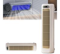 YuchiFa Libiyi Cooling Ace, Outfany Cooling Ace, Ventola di Raffreddamento per Condizionatore Portatile con 3 velocità e Touch Screen LED, Desktop per Camera da Letto/Ufficio/Cucina/Bagno (beige)