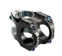 YUCHUANGYE Attacco Manubrio MTB Attacco Manubrio for Bicicletta da 31,8 mm in Lega di Alluminio con sfumatura Colore for Mountain Bike, Supporto for Manico Corto for(Black-Silver)