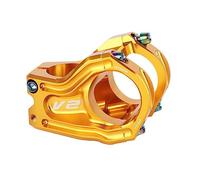 YUCHUANGYE Attacco Manubrio MTB Attacco Manubrio for Bicicletta da Discesa più o Meno 10 Gradi Rubinetto for Fuoristrada 28,6 * 31,8 mm Bici Strada for Mountain Bike(Gold)