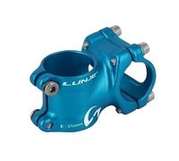 YUCHUANGYE Attacco Manubrio MTB Bicicletta Stelo Corto 31.8/25.4x35mm in Lega di Alluminio Scava Fuori for Mountain Bike Equilibrata Accessori for Il Ciclismo(BLUE-25.4MM)