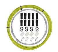 YUCHUANGYE Cavo Freno Bici Cavo Freno MTB Cambio Freno Anteriore e Posteriore Metallico a velocità variabile Kit Cambio Bicicletta Tubo Flessibile(Shifting Cable Green)