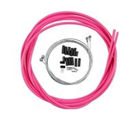 YUCHUANGYE Cavo Freno Bici Set di Cavi for Bici da 4 mm e 5, Set for Freni Cambi for Corsa MTB, Guaina for Cavo deragliatore for Bicicletta(Pink)