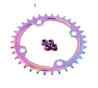 YUCHUANGYE Corone per Bicicletta 104bcd Corona Larga Stretta 30T 32T 34T 36T 38T Corona Bici Rotonda Ovale MTB Ruota di Catena Parte Bicicletta Corona Bici(Round-32T)