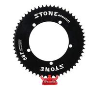 YUCHUANGYE Corone per Bicicletta 144 BCD Corona Fixed Gear Track Fixie Bike Rotondo Singolo 42T 46T 48T 50T 52t 54 58t 60t Mountain MTB Ruota di Catena 144bcd Corona Bici(55T)