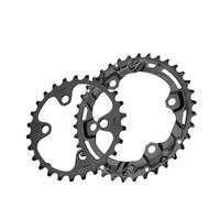 YUCHUANGYE Corone per Bicicletta 96BCD MTB Corona Mountain Bike BCD 96mm 32T 34T 26T-36T Corona for Bicicletta Corona Bici(26T 36T)