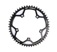 YUCHUANGYE Corone per Bicicletta Corona 110BCD 130BCD Bicicletta Strada MTB Singolo Disco Alluminio Nero 36T 38T 40T 42T 44T 46T 48T 50T 52T 54T 56T Corona Bici(38T,130bcd)
