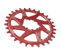YUCHUANGYE Corone per Bicicletta Guarnitura for Bici da Bicicletta Corona in Lega di Alluminio 3mm 6mm Offset Guarnitura Rotonda Ovale guarnitura MTB Corona Bici(32T,Red Oval_3MM Offset)