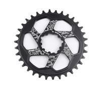 YUCHUANGYE Corone per Bicicletta Guarnitura for Bici da Bicicletta Corona in Lega di Alluminio 3mm 6mm Offset Guarnitura Rotonda Ovale guarnitura MTB Corona Bici(30T,Black Round_3MM Offset)