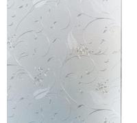 YUCHUANGYE Pellicola per Vetri Finestre Pellicola for finestre con Fiori incisi, Pellicola for Porte in Vetro, Non Adesiva, Anti UV, for la casa Pellicola per Vetri Finestre(45x200cm)