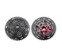 YUCHUANGYE Pignone Bici Cassetta a 12 velocità 9-50T Volano in Acciaio con Cavo 11S Pignone for Mountain Bike 11V Parti for Bicicletta(12S 9-50T Black)