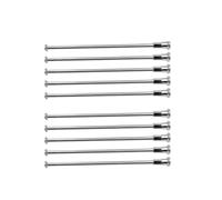 YUCHUANGYE Raggi Bicicletta 40 Pezzi 8G Diametro 4,0 mm Testa Dritta Raggi Moto 45# Superficie scheggia Motocross(Length 131mm)