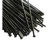YUCHUANGYE Raggi Bicicletta Raggi for Biciclette MTB in Acciaio Inossidabile 26 Pollici 27,5 29 a Testa Dritta Bici da Strada Gomito Barra d'Acciaio Parti di(Straight 270mm)
