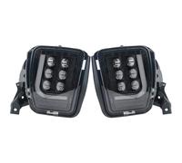 YUCHUJCGSS Faro Principale Per Dodge Per RAM 1500 2013-2018 1 Coppia 12V 3000K Lenti Fumé Paraurti Anteriore Auto Fendinebbia Luce Bianca Fari Fanali Anteriori