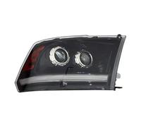 YUCHUJCGSS Faro Principale Per Dodge Per Ram 1500 2500 3500 2009-2018 1 Set Di Fari A LED Completi Con Indicatori Di Direzione Sequenziali E Luci Diurne DRL Fari Fanali Anteriori(Right)