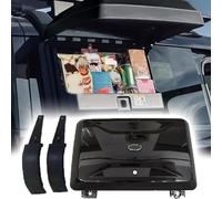 Yucisily Cassetta degli attrezzi laterale nera lucida adatta per Land Rover Defender 110 90 130 2020-2023 2024 Portaattrezzi montato all'esterno con serratura