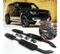 Yucisily Pedane laterali adatte per Land Rover Defender 110 130 2020-2024 L663 4 porte pedaliera (nero lucido stile vintage)