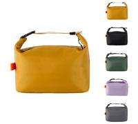 YUDANSI Borsa termica isolata con pellicola spessa, a prova di perdite, per lavoro, scuola e picnic, spaziosa borsa termica con tracolla regolabile per uomini (giallo)