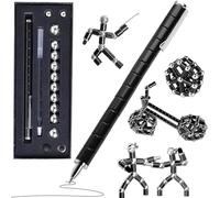 YUDANSI Penna Magnetica Regali un Bambino per Decompressione, Giocattoli Fidget Antistress Adulti per Ufficio, Regali Riempitivi per Borse per Feste di Compleanno, per Ragazzi e Ragazze in aula (nero)