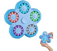 YUDANSI Puzzle rotante del fagiolo magico, giocattolo cubo e fidget spinner 2in1, gioco rompicapo, regalo per bambini, dai 3 anni in su, adolescenti e adulti come regalo di compleanno