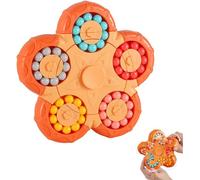 YUDANSI Puzzle rotante del fagiolo magico, giocattolo cubo e fidget spinner 2in1, gioco rompicapo, regalo per bambini, dai 3 anni in su, adolescenti e adulti come regalo di compleanno