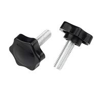 Yudesun Filettatura Maschio Plastica Stella Testa Vite M6 M8-10 / 20Pezzi Bloccaggio Vite Sagomata Filettatura Manopole Torx Maniglia Impugnature Maschio Filettatura