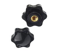 Yudesun Stella Testa Manopola di Serraggio Maniglia - M4 M5 M6 M8 M10 Plastica Testa Forma di Stella Serraggio Dadi Manopola Maniglia Filetto Femmina