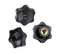 Yudesun Stella Testa Manopola Maniglia - M5 M6 M8 M10 Testa Plastica Stella Serraggio Dado Manopola Filettatura Femmina Manopole Maniglia per Macchine Utensili