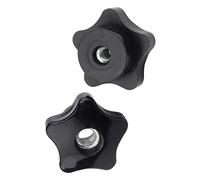Yudesun Stella Testa Serraggio Manopola Maniglia - M6 M8 M10 M12 M14 M16 Plastica Testa Stella Forma Mano Bloccaggio Manopola Maniglia Femmina Filo