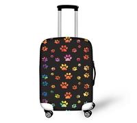 YUDINGFIN Copertura per valigia, copertura per bagagli con cerniere, antigraffio, elastica, per uso a lungo termine in aeroporto, coperture per bagagli all'aperto, Artiglio del cane, L-25-28 Inch